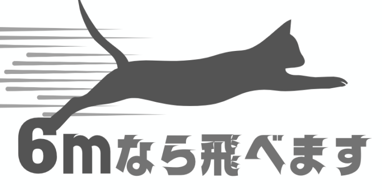 6mなら飛べます